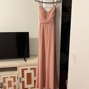 Blush Bridesmaid Dress